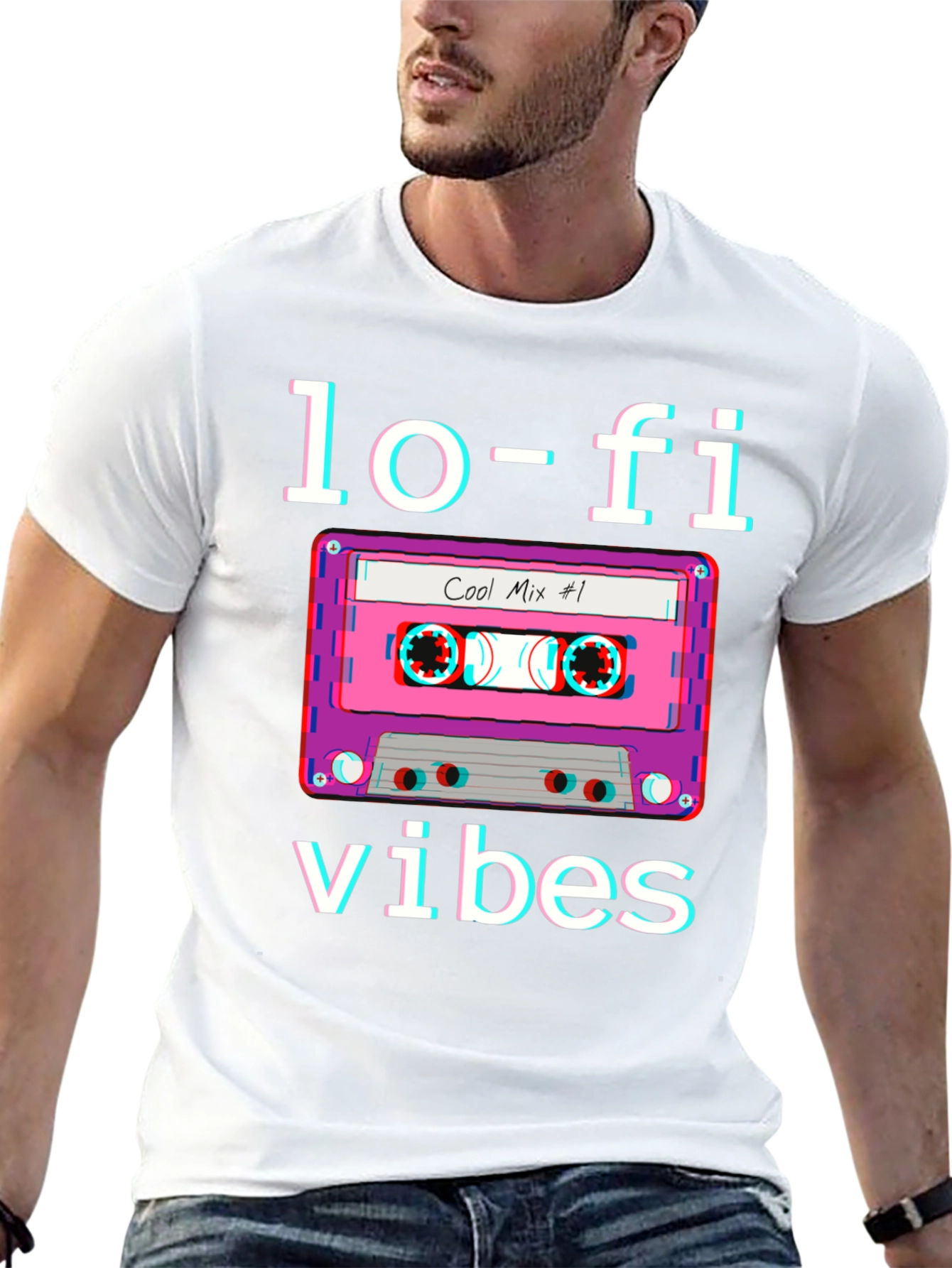 Lo-Fi Vibes Cassette Tape Graphic T-Shirt