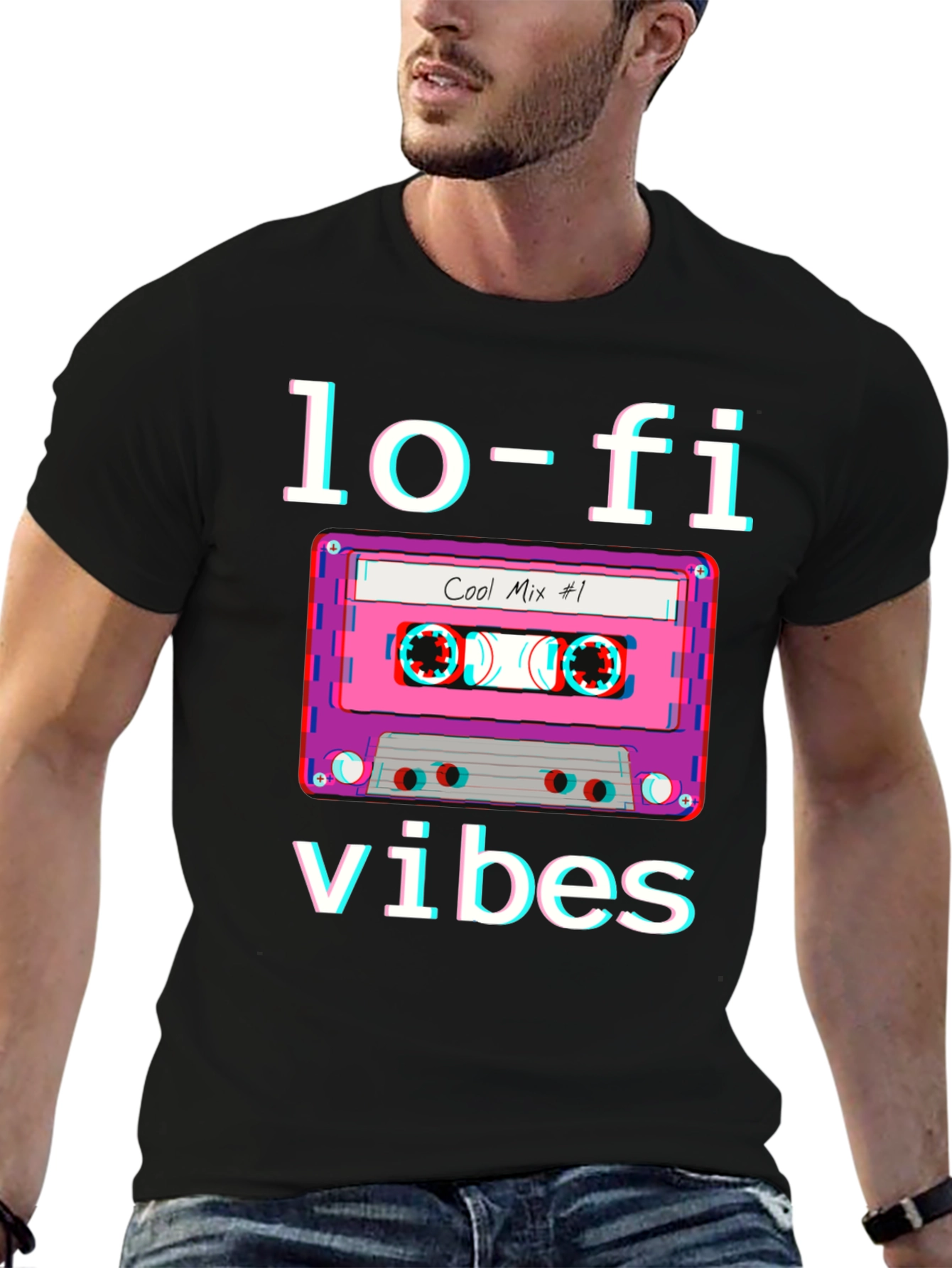 Lo-Fi Vibes Cassette Tape Graphic T-Shirt