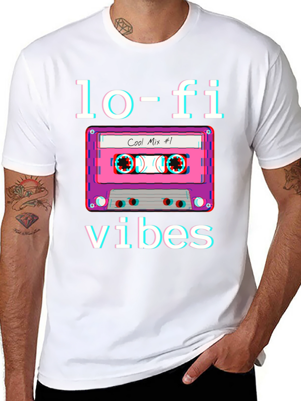 Lo-Fi Vibes Cassette Tape Graphic T-Shirt