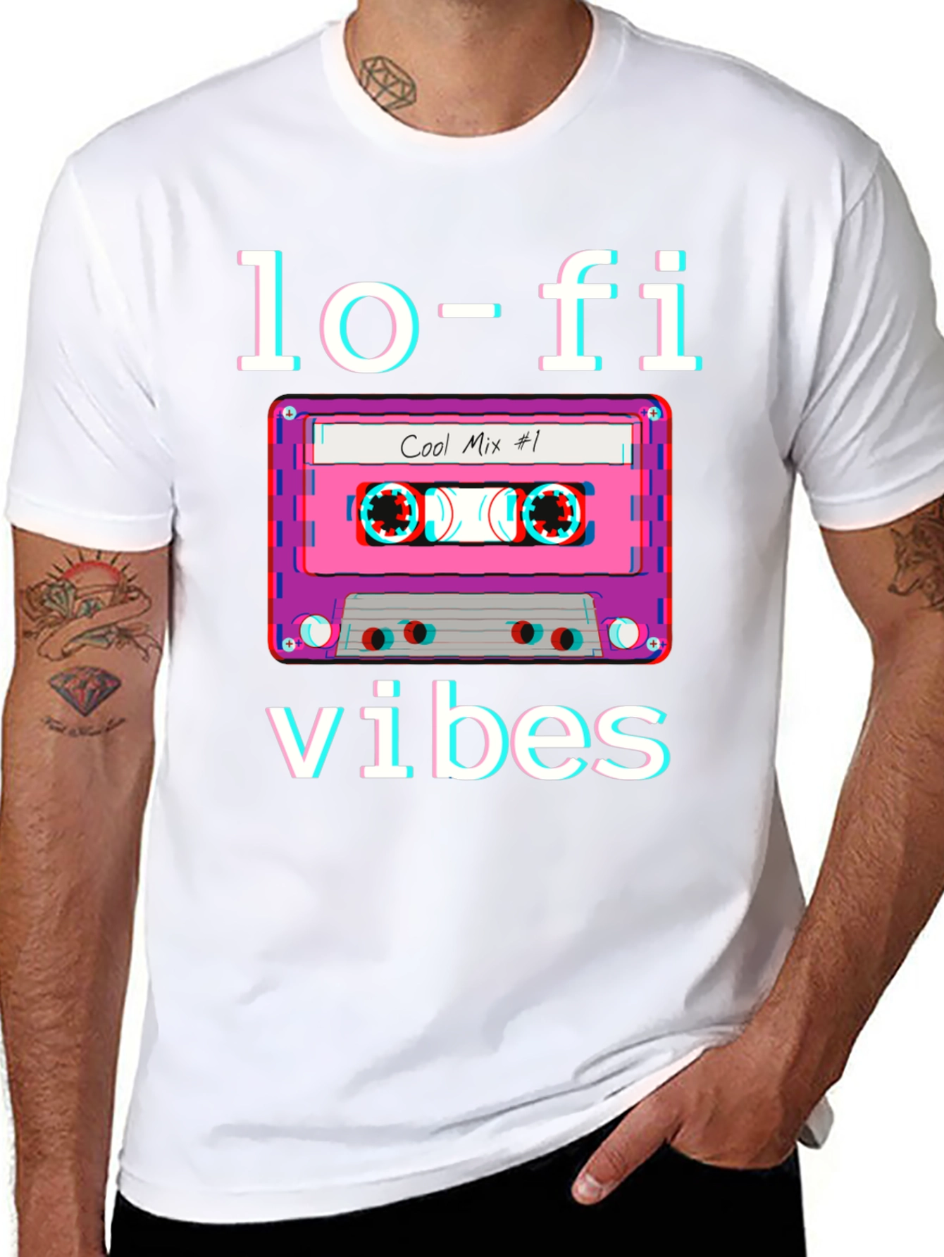 Lo-Fi Vibes Cassette Tape Graphic T-Shirt