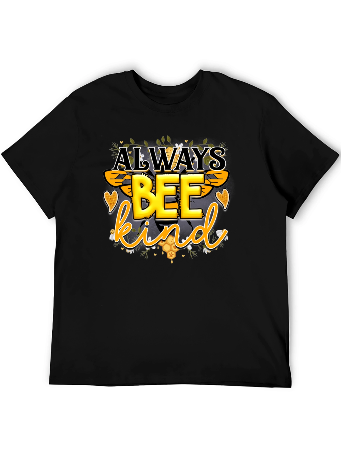 Always Bee Kind Graphic Tee - Trendy Mens T-Shirt