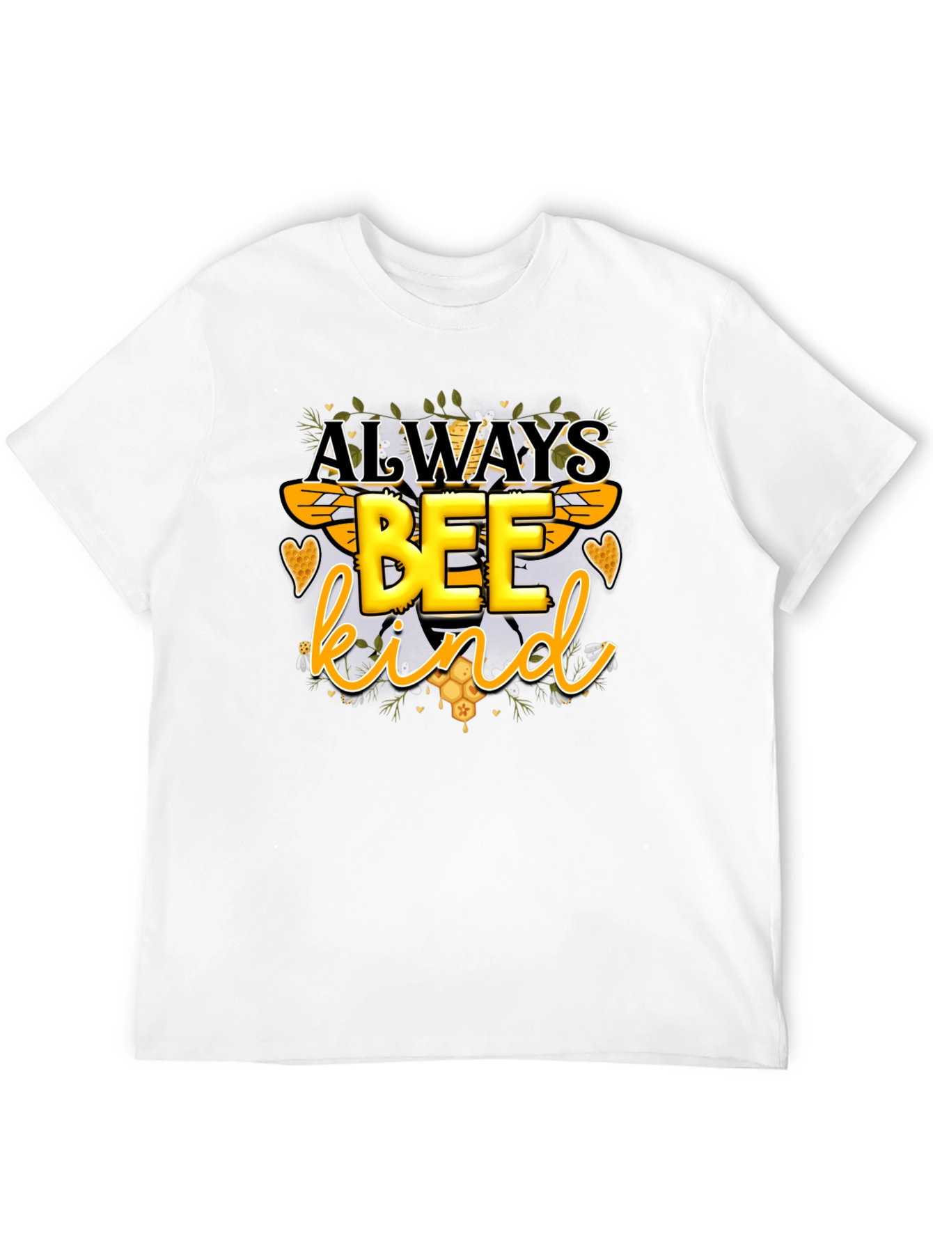 Always Bee Kind Graphic Tee - Trendy Mens T-Shirt