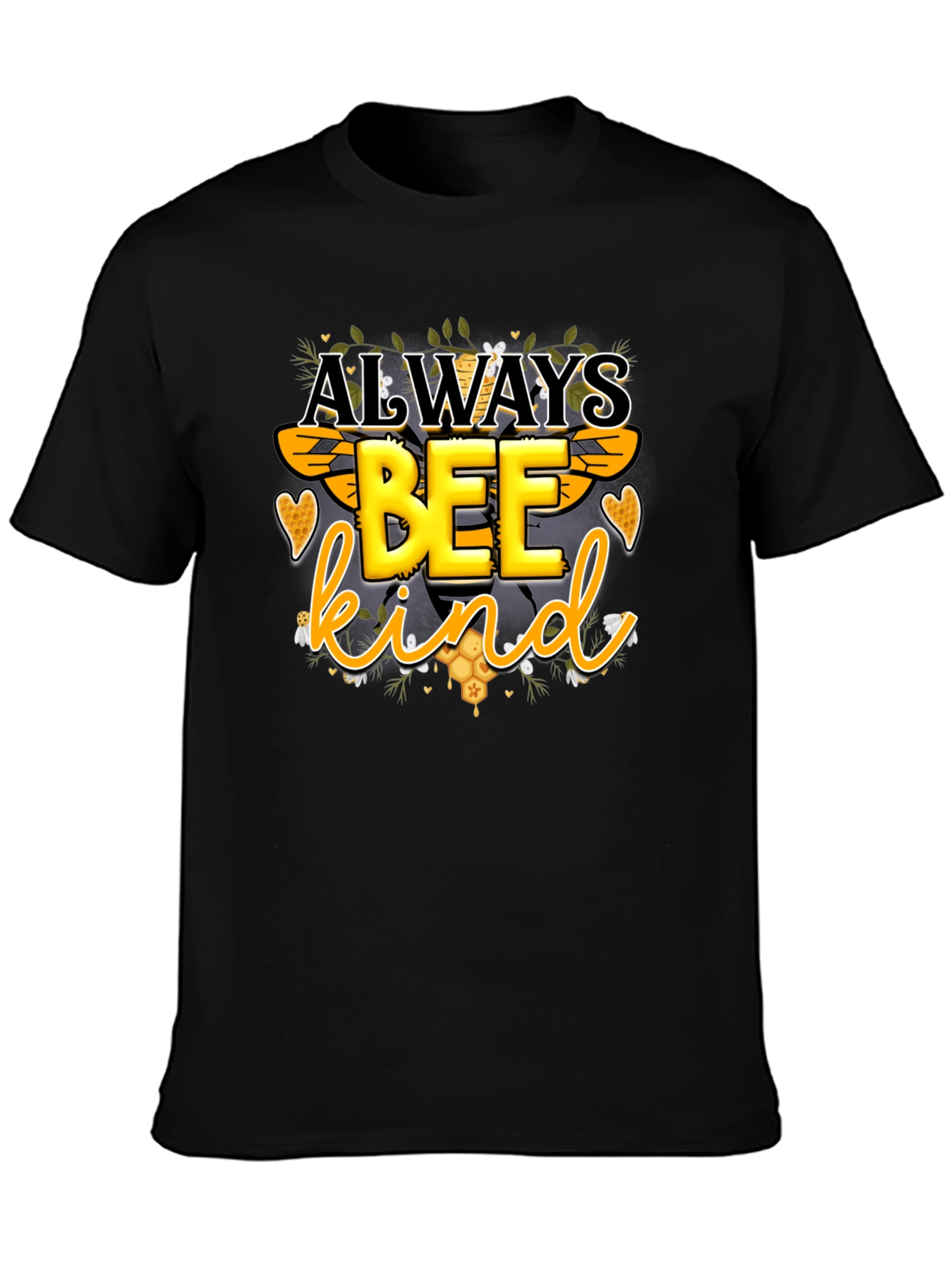 Always Bee Kind Graphic Tee - Trendy Mens T-Shirt