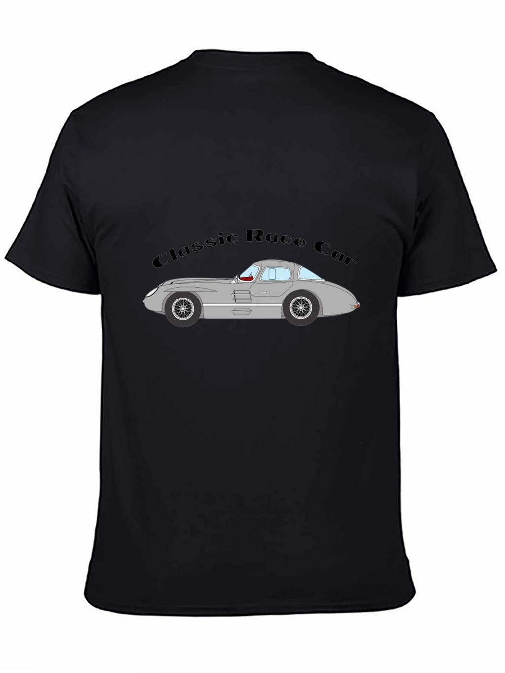 Classic Race Car Graphic T-Shirt - Retro Auto Style