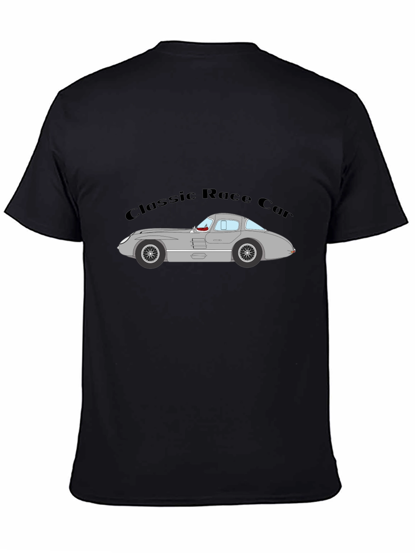 Classic Race Car Graphic T-Shirt - Retro Auto Style