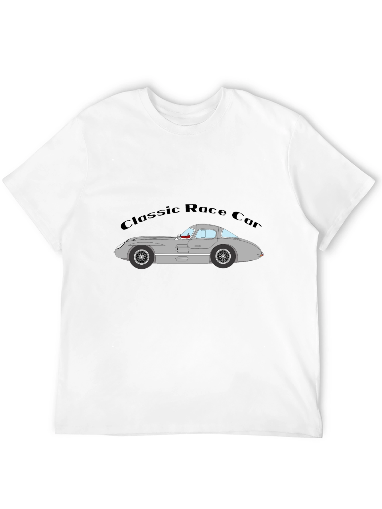 Classic Race Car Graphic T-Shirt - Retro Auto Style