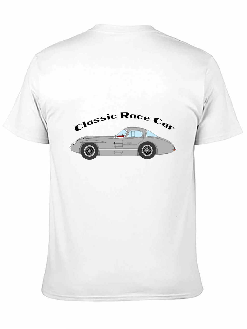Classic Race Car Graphic T-Shirt - Retro Auto Style