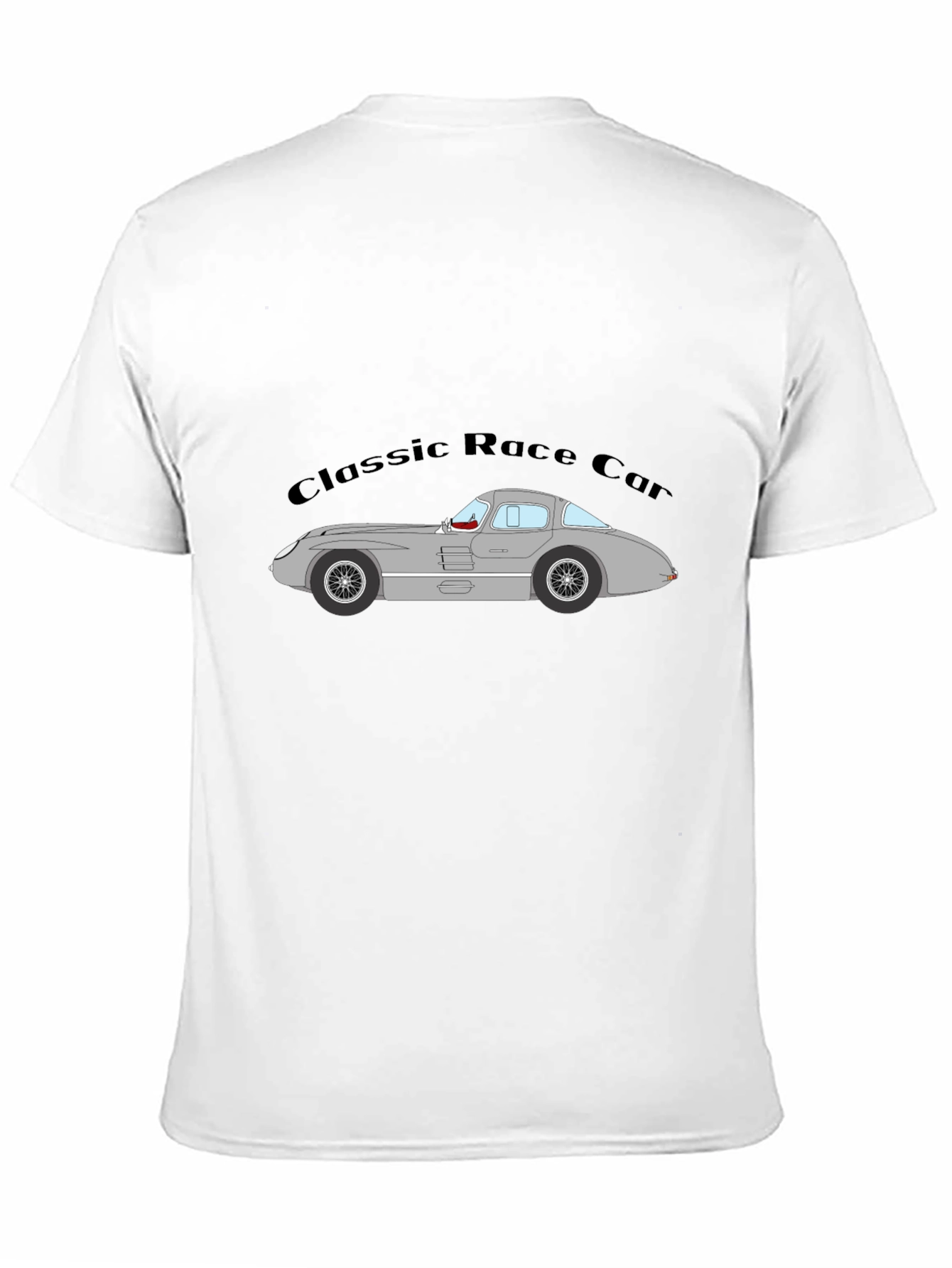 Classic Race Car Graphic T-Shirt - Retro Auto Style