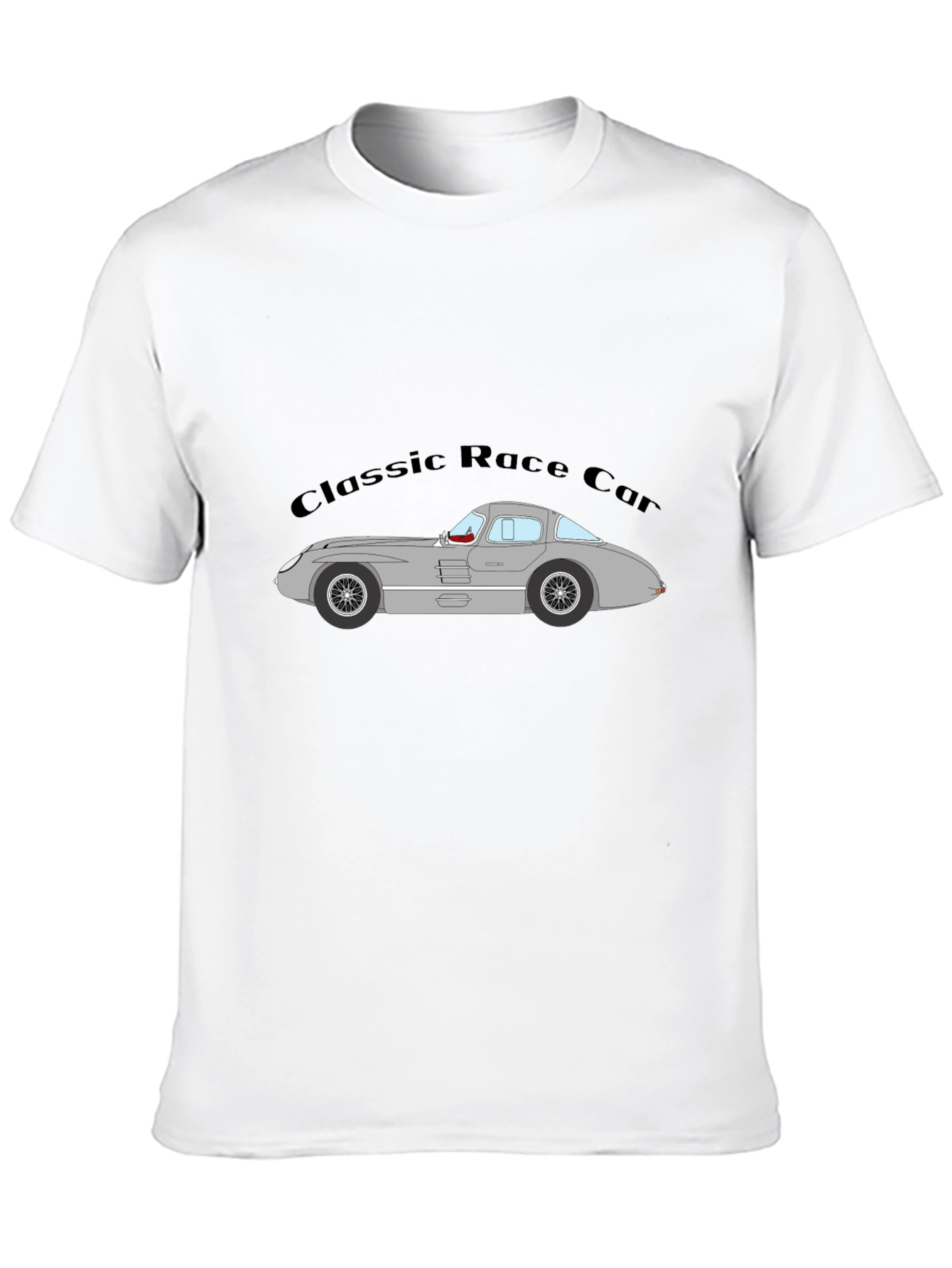 Classic Race Car Graphic T-Shirt - Retro Auto Style