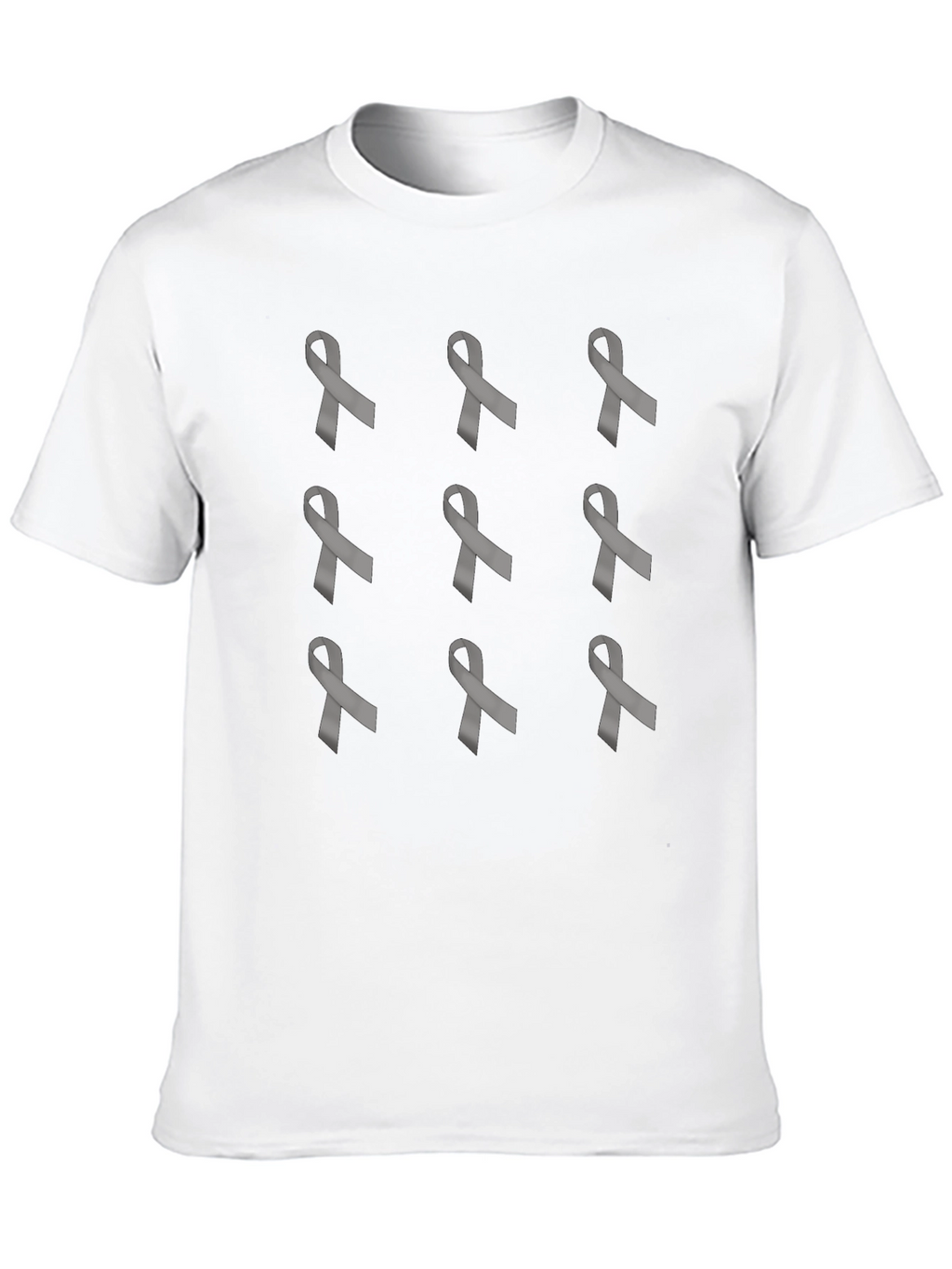 Awareness Ribbon Patterned Tee