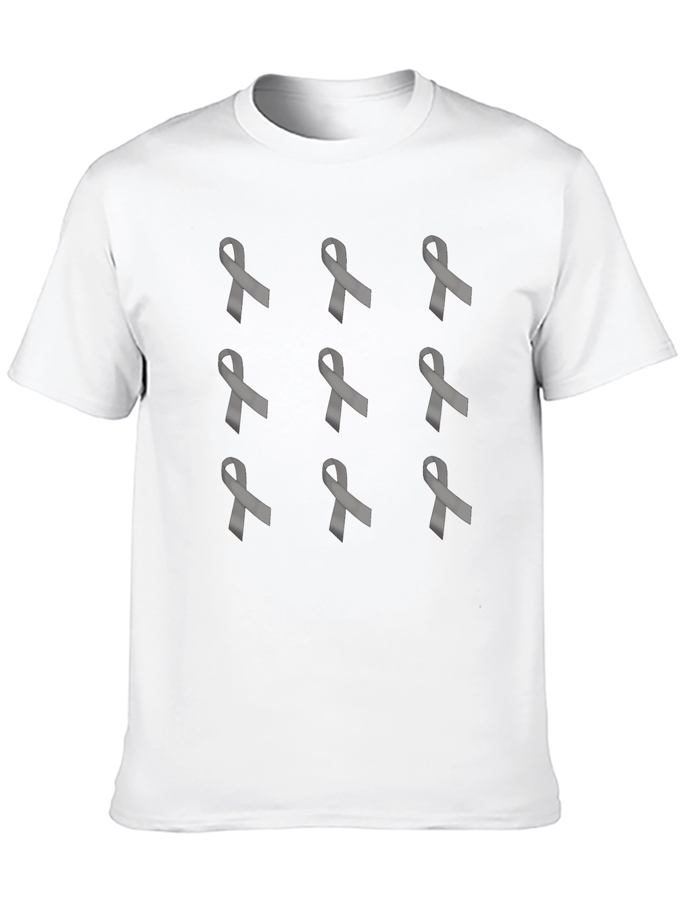 Awareness Ribbon Patterned Tee