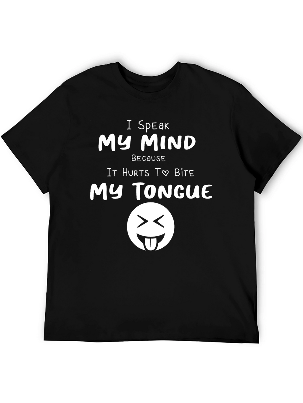 Speak My Mind Black T-Shirt