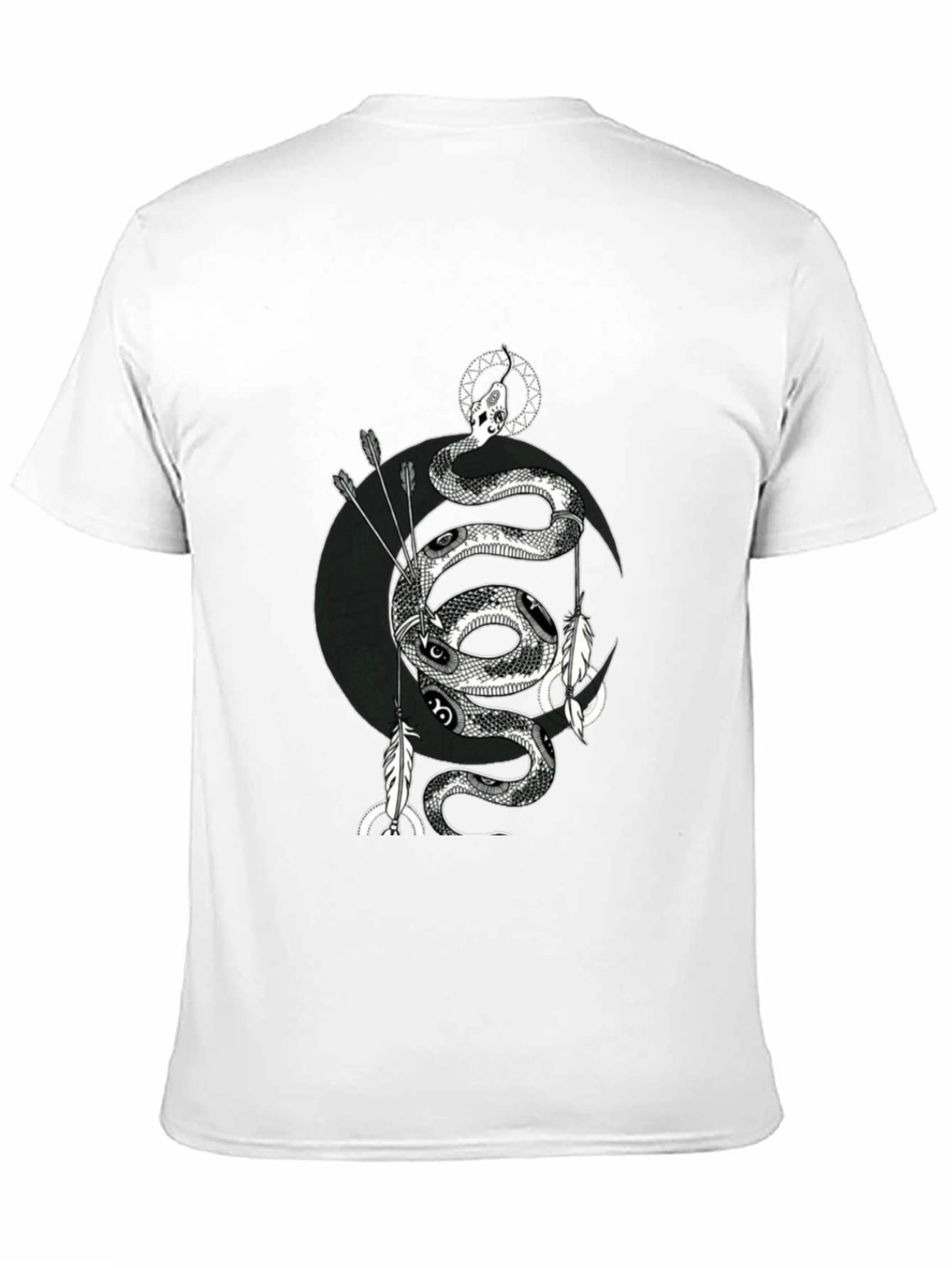 Serpent Moon Arrow T-Shirt - Black