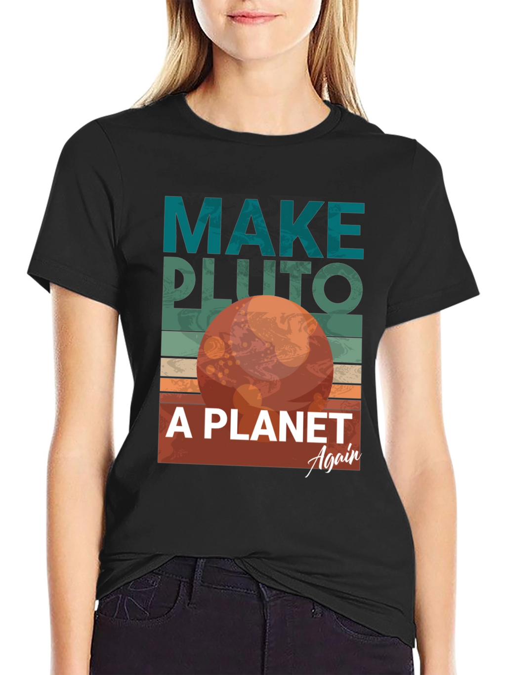 Make Pluto a Planet Again Graphic Tee