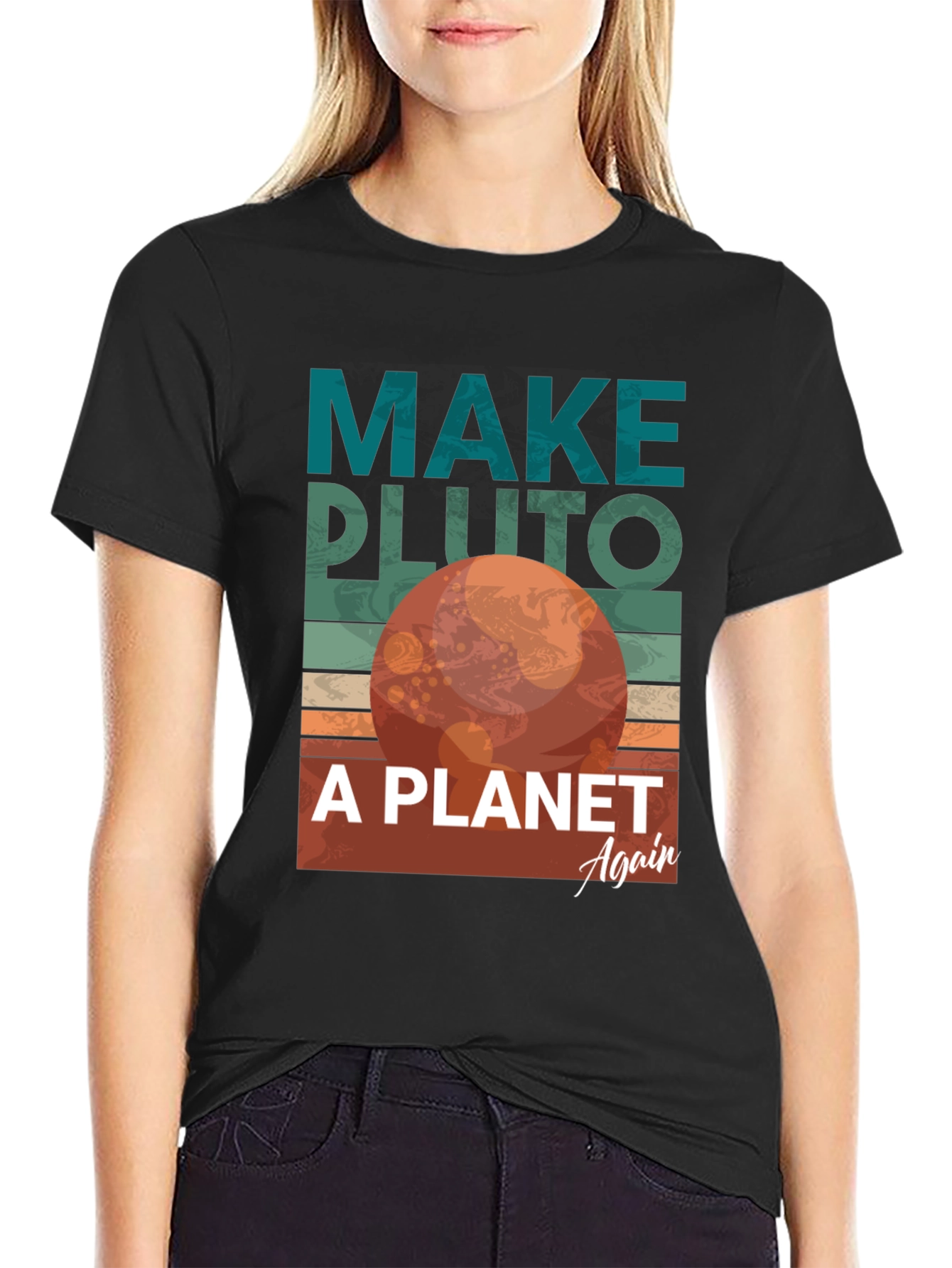 Make Pluto a Planet Again Graphic Tee