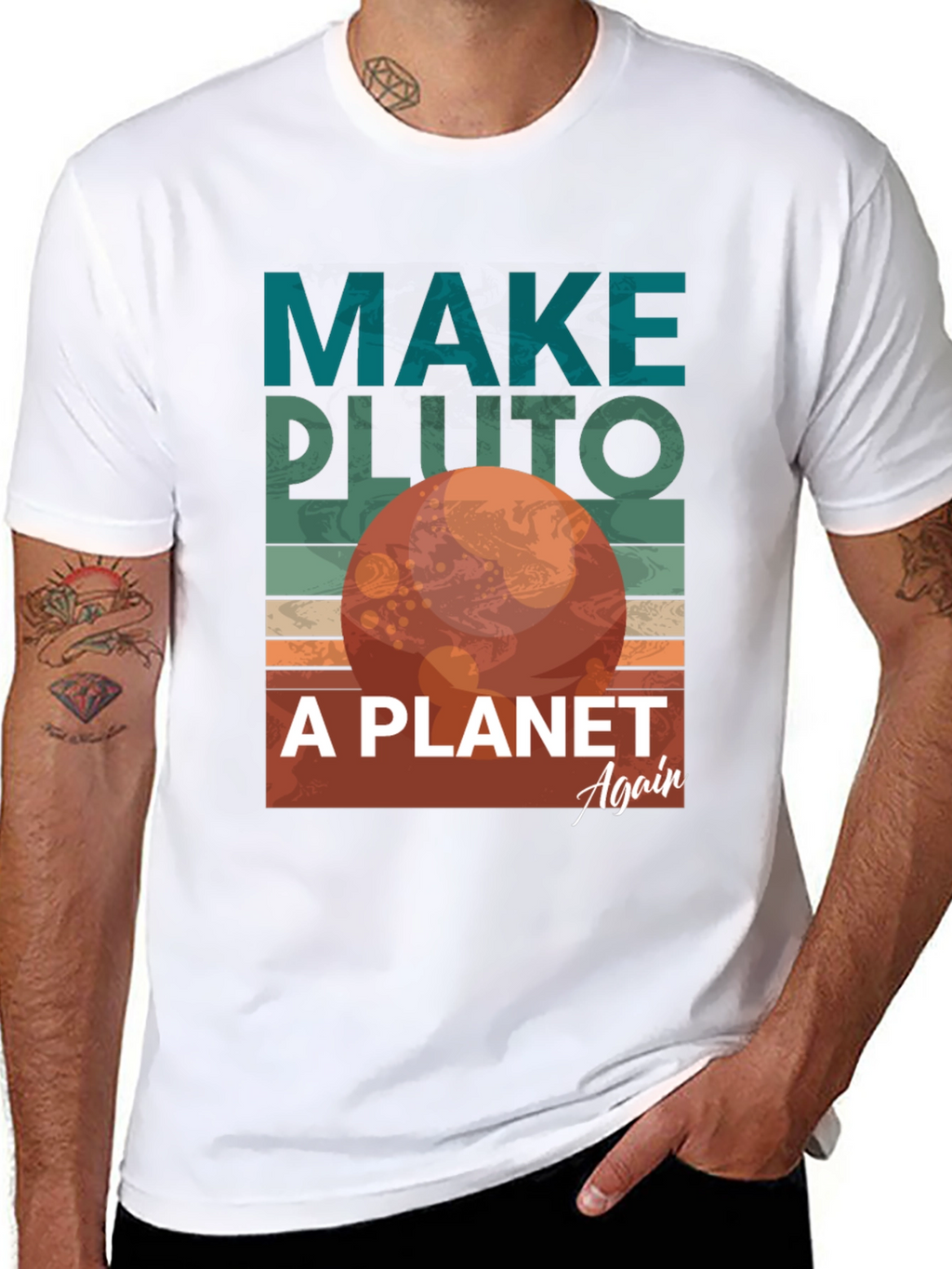 Make Pluto a Planet Again Graphic Tee