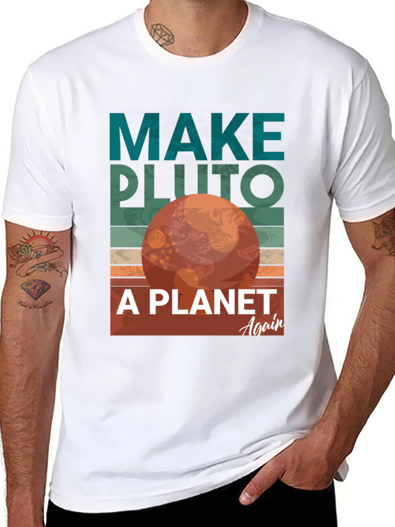 Make Pluto a Planet Again Graphic Tee