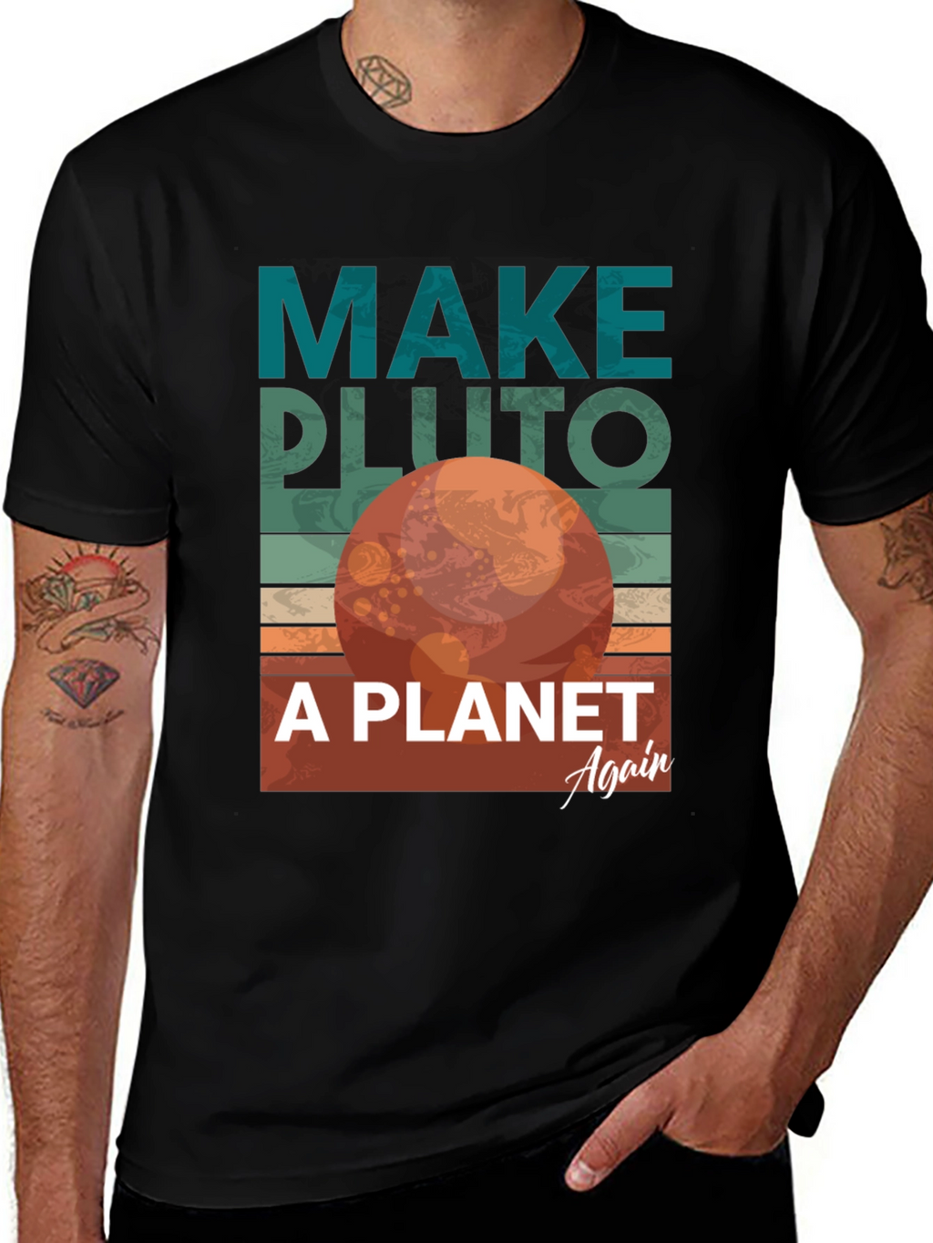Make Pluto a Planet Again Graphic Tee