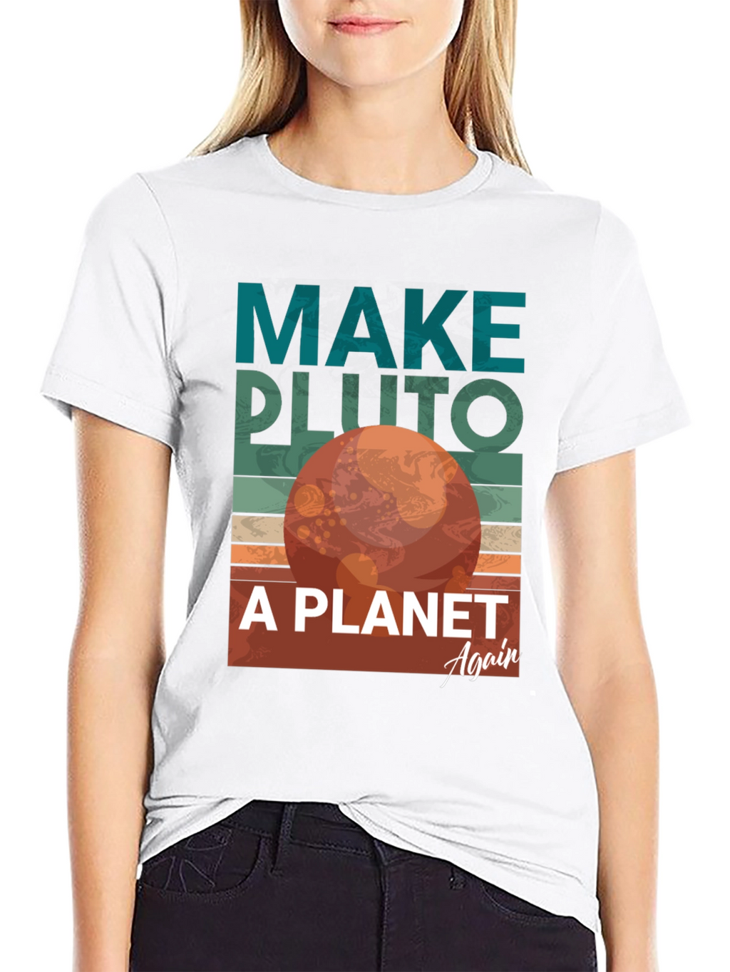Make Pluto a Planet Again Graphic Tee