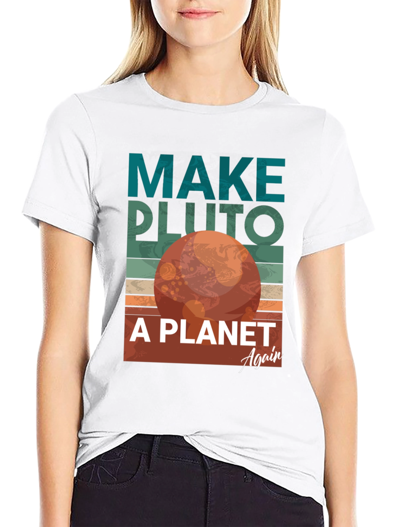Make Pluto a Planet Again Graphic Tee