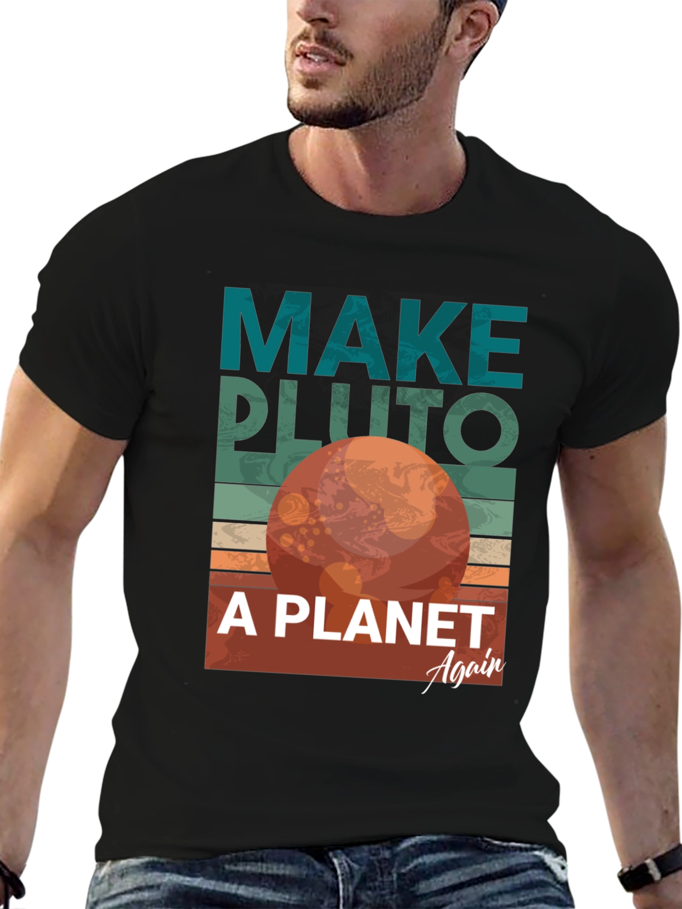 Make Pluto a Planet Again Graphic Tee