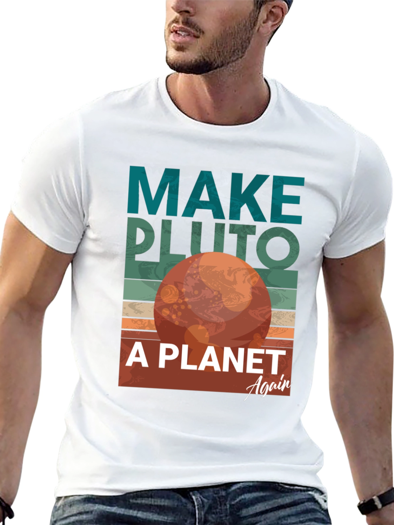 Make Pluto a Planet Again Graphic Tee