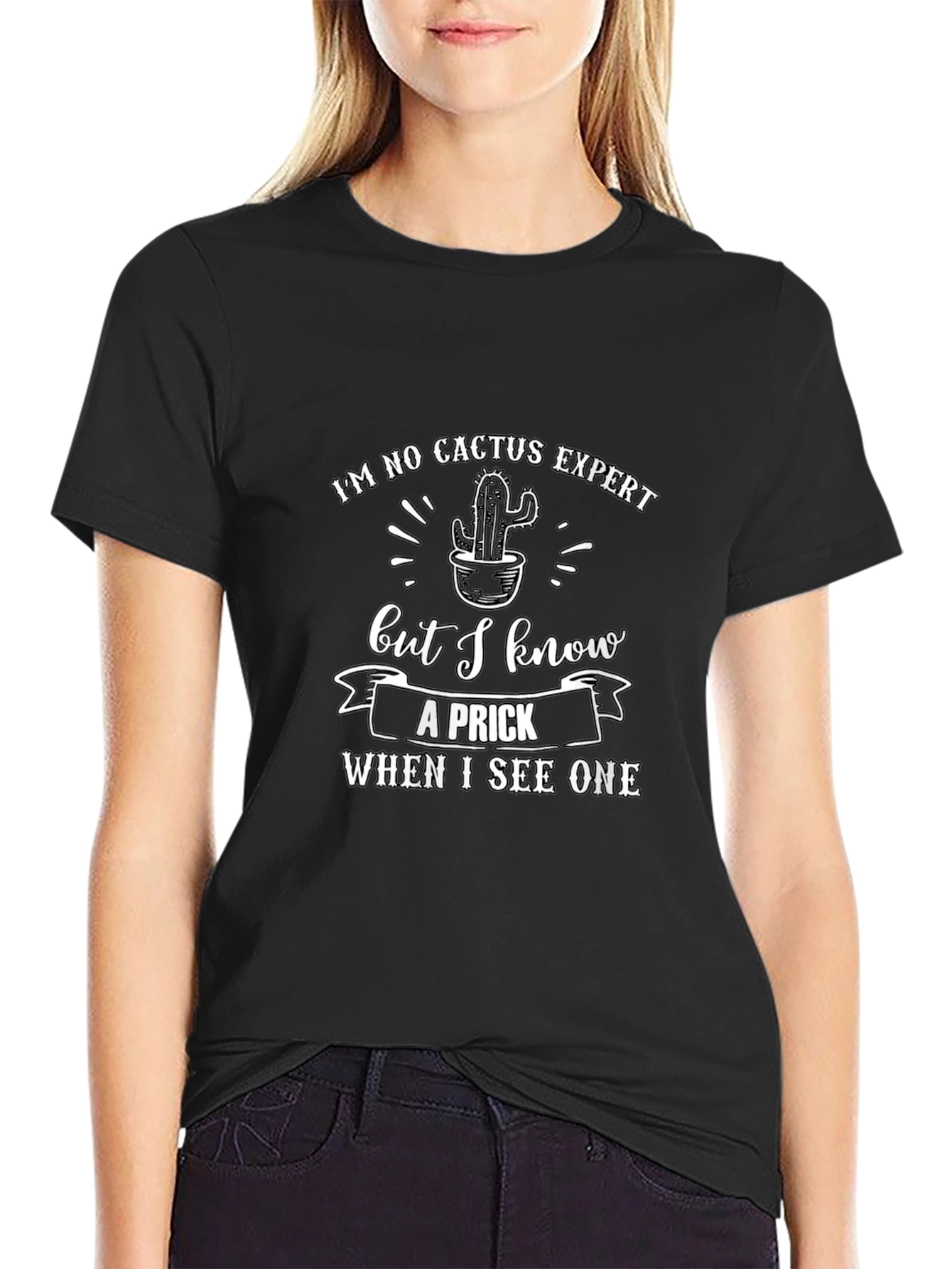 Funny Cactus Expert T-Shirt: I Know a Prick When I See One
