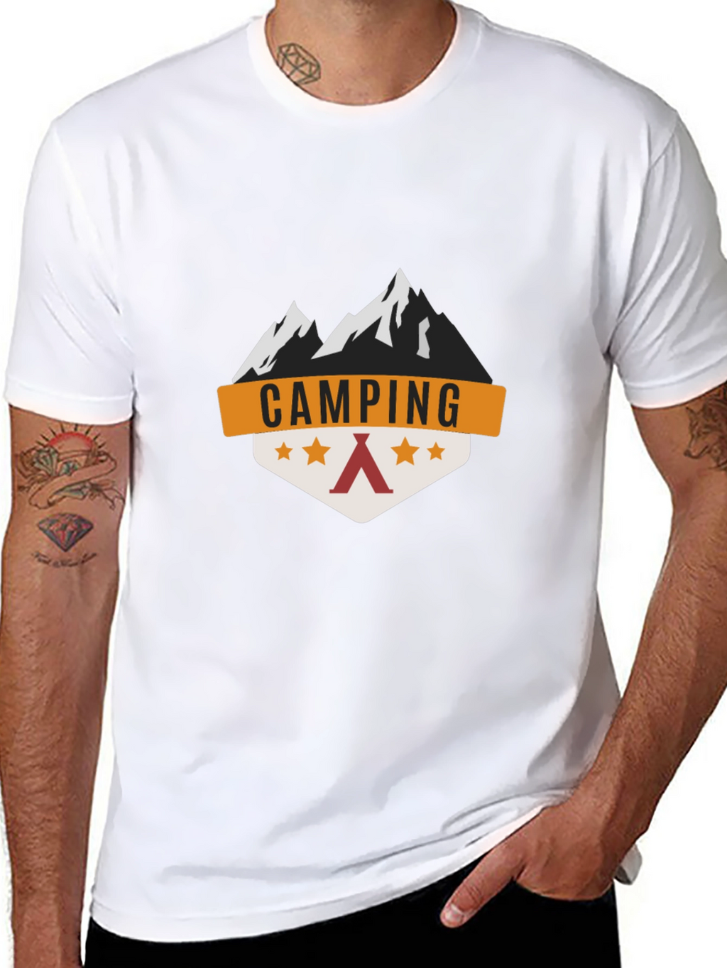 Camping Graphic Tee - Adventure Ready Soft Cotton