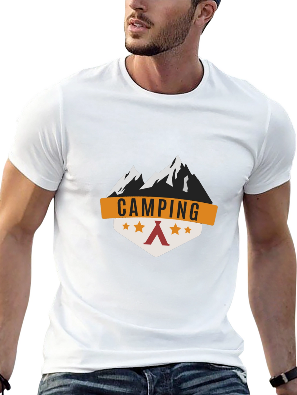 Camping Graphic Tee - Adventure Ready Soft Cotton
