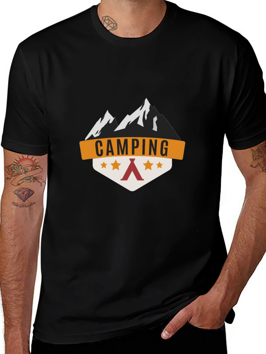 Camping Graphic Tee - Adventure Ready Soft Cotton