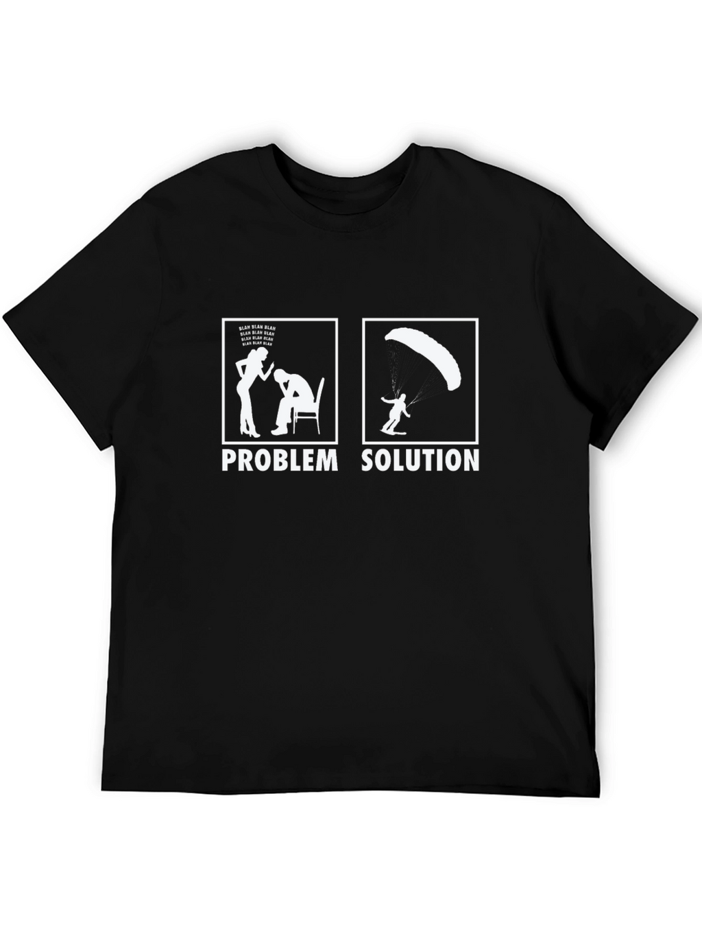 Problem Solution Paragliding Graphic T-Shirt