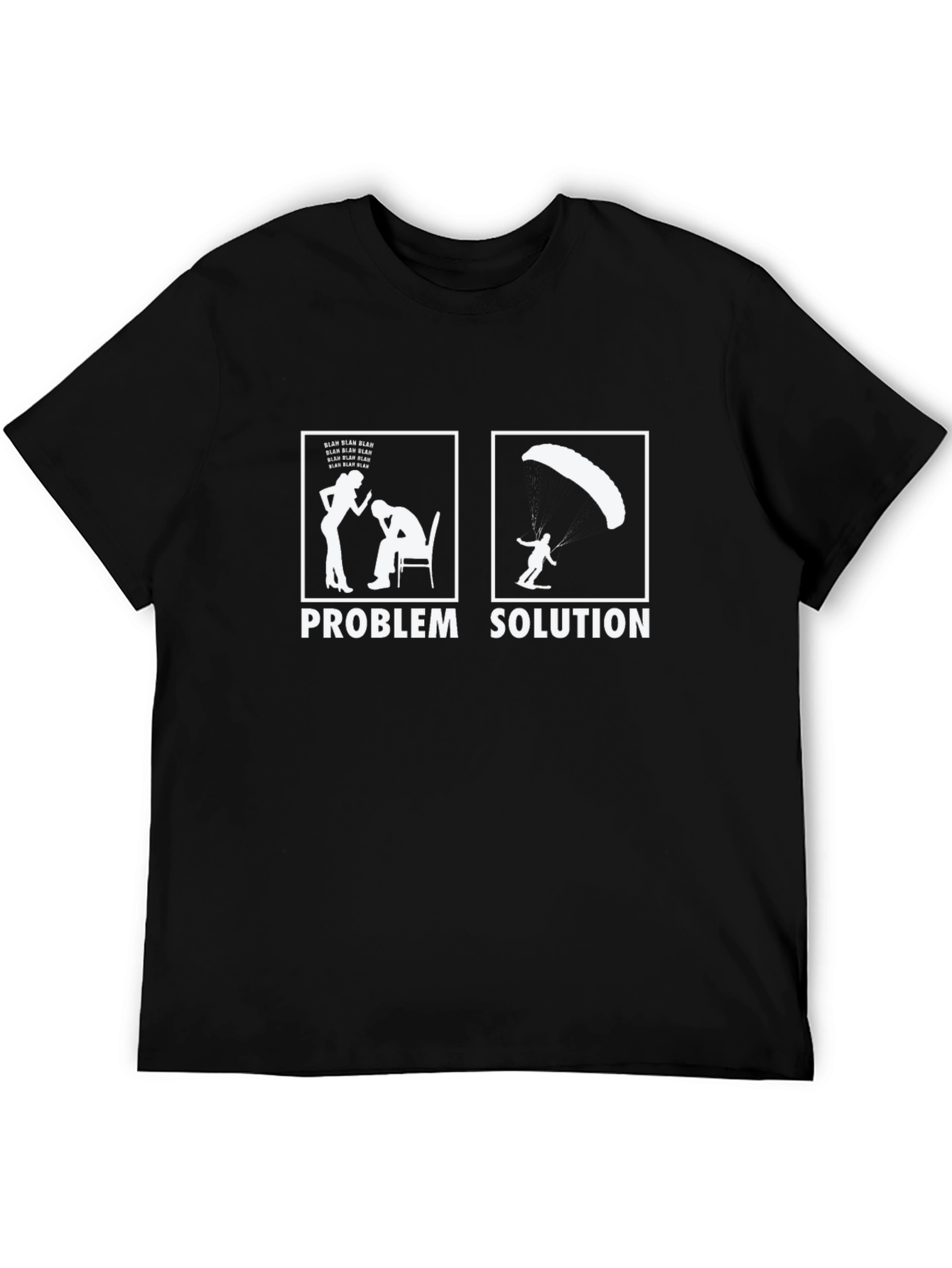 Problem Solution Paragliding Graphic T-Shirt