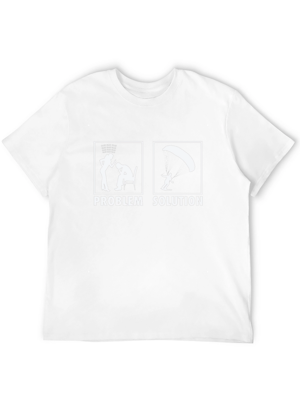 Problem Solution Paragliding Graphic T-Shirt