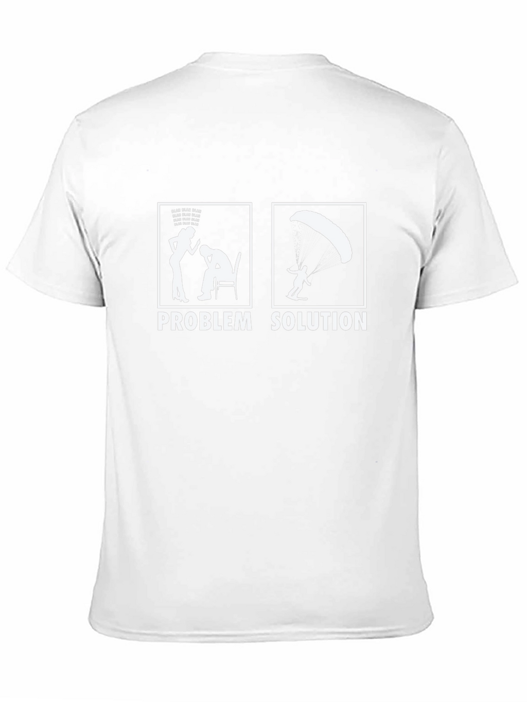 Problem Solution Paragliding Graphic T-Shirt
