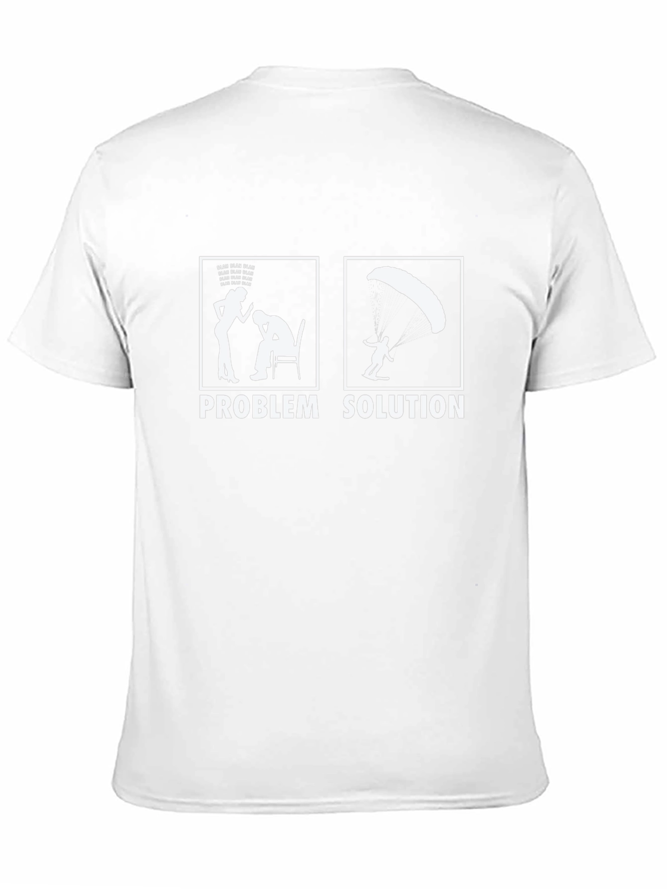 Problem Solution Paragliding Graphic T-Shirt