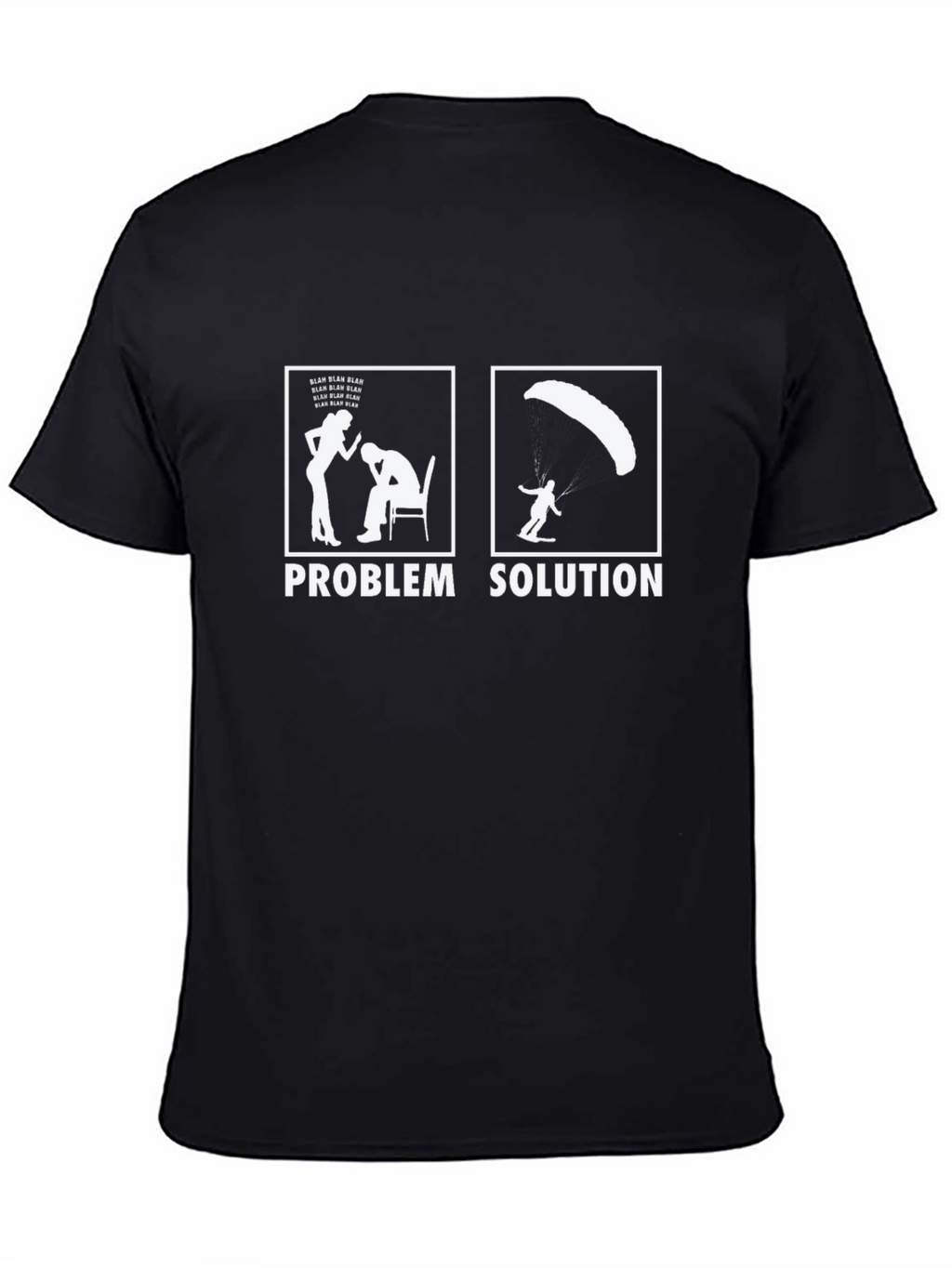 Problem Solution Paragliding Graphic T-Shirt