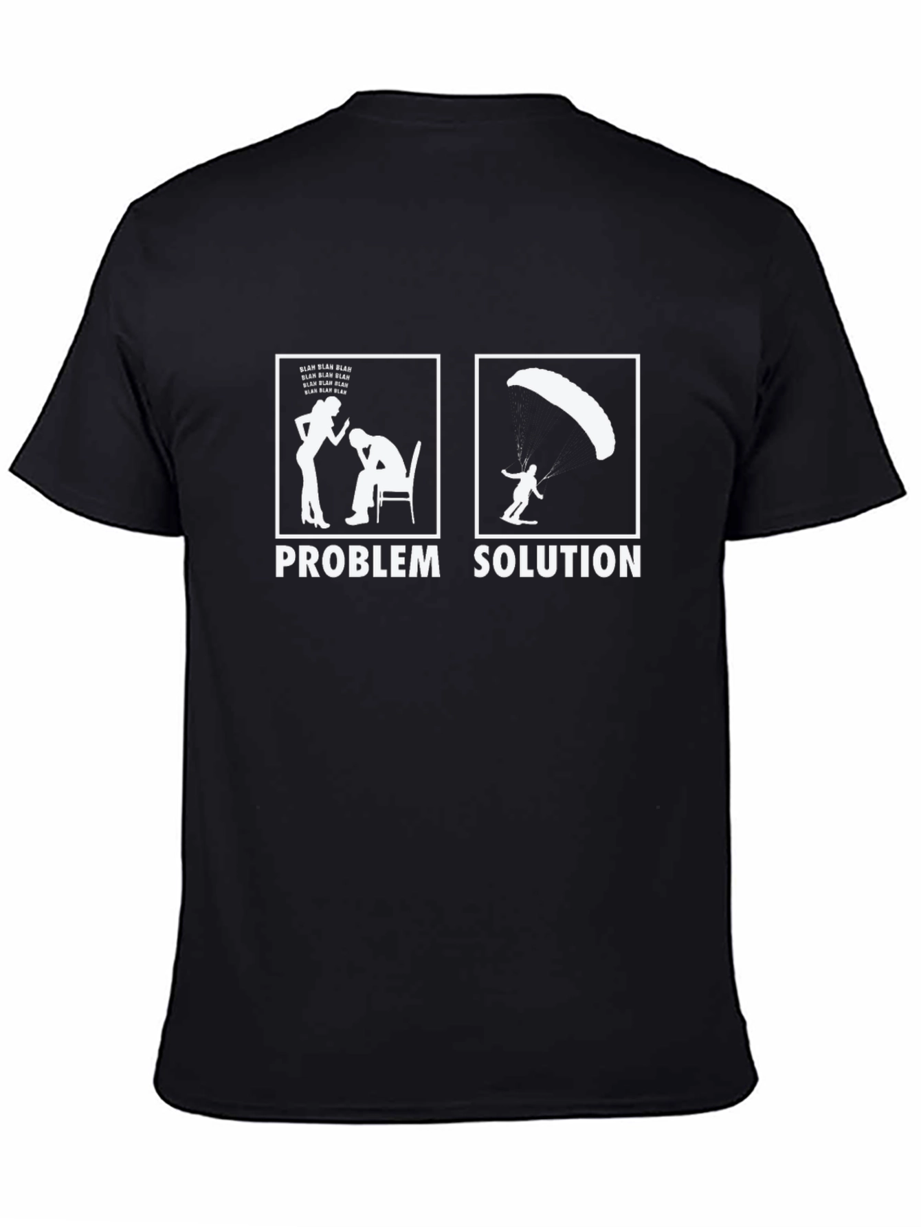 Problem Solution Paragliding Graphic T-Shirt