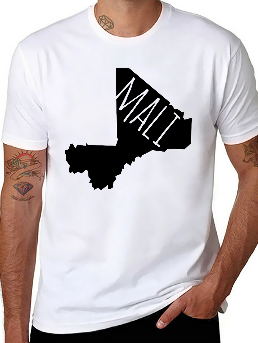 Mali Map T-Shirt - Country Pride Tee