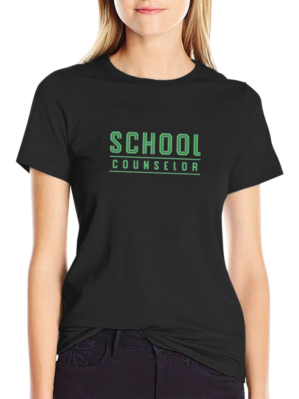 School Counselor T-Shirt - Unisex Black Tee