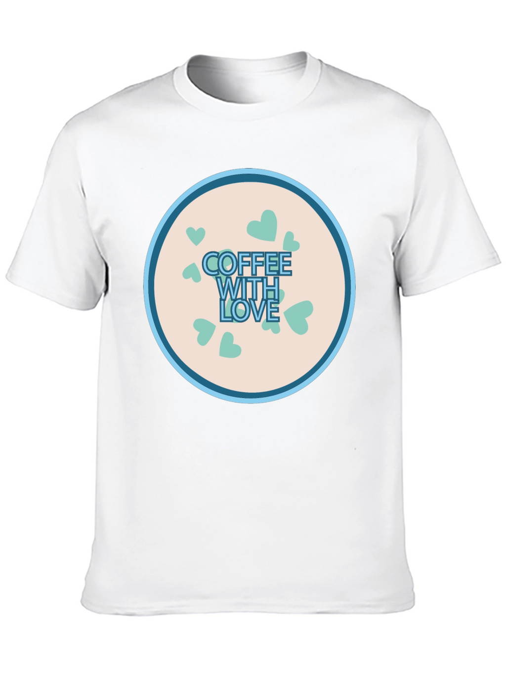 Coffee With Love Graphic T-Shirt - Soft Cotton Tee