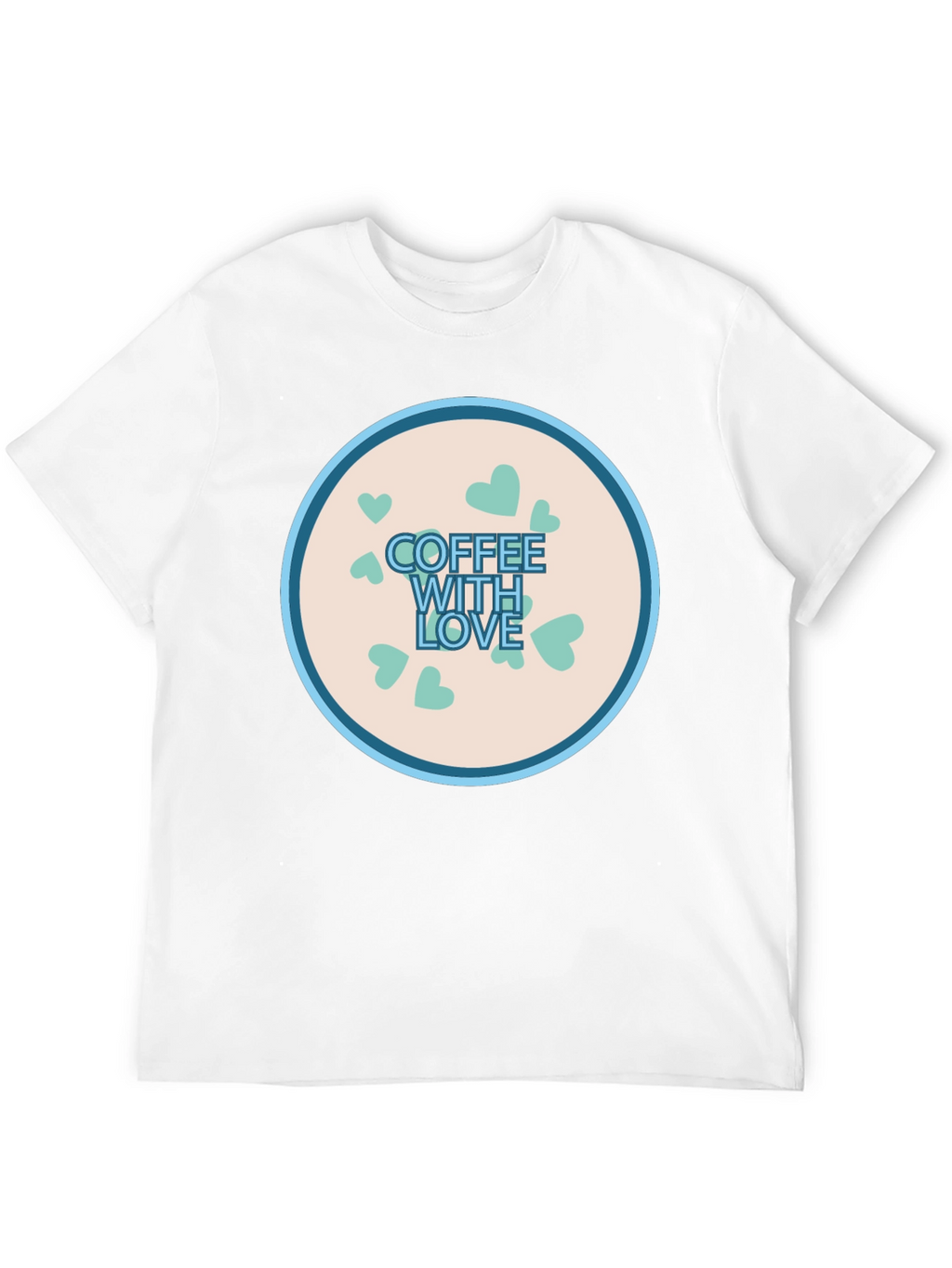 Coffee With Love Graphic T-Shirt - Soft Cotton Tee