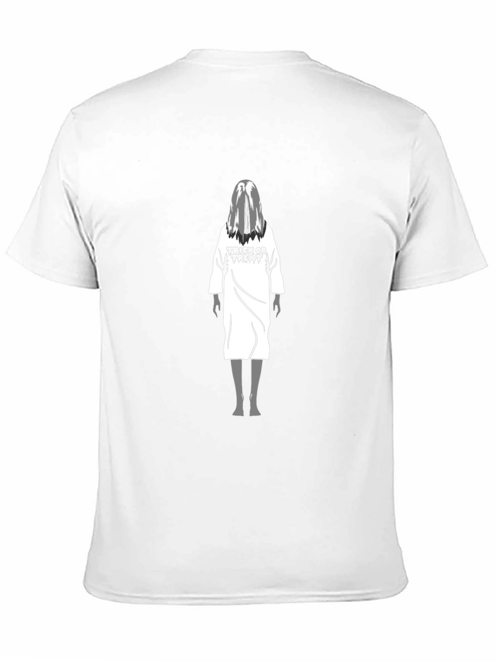 Halloween Ghost Trick or Treat Black T-Shirt