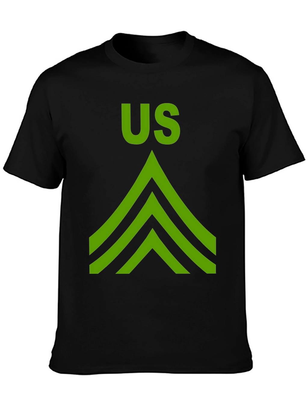 US Army Staff Sergeant Black T-Shirt