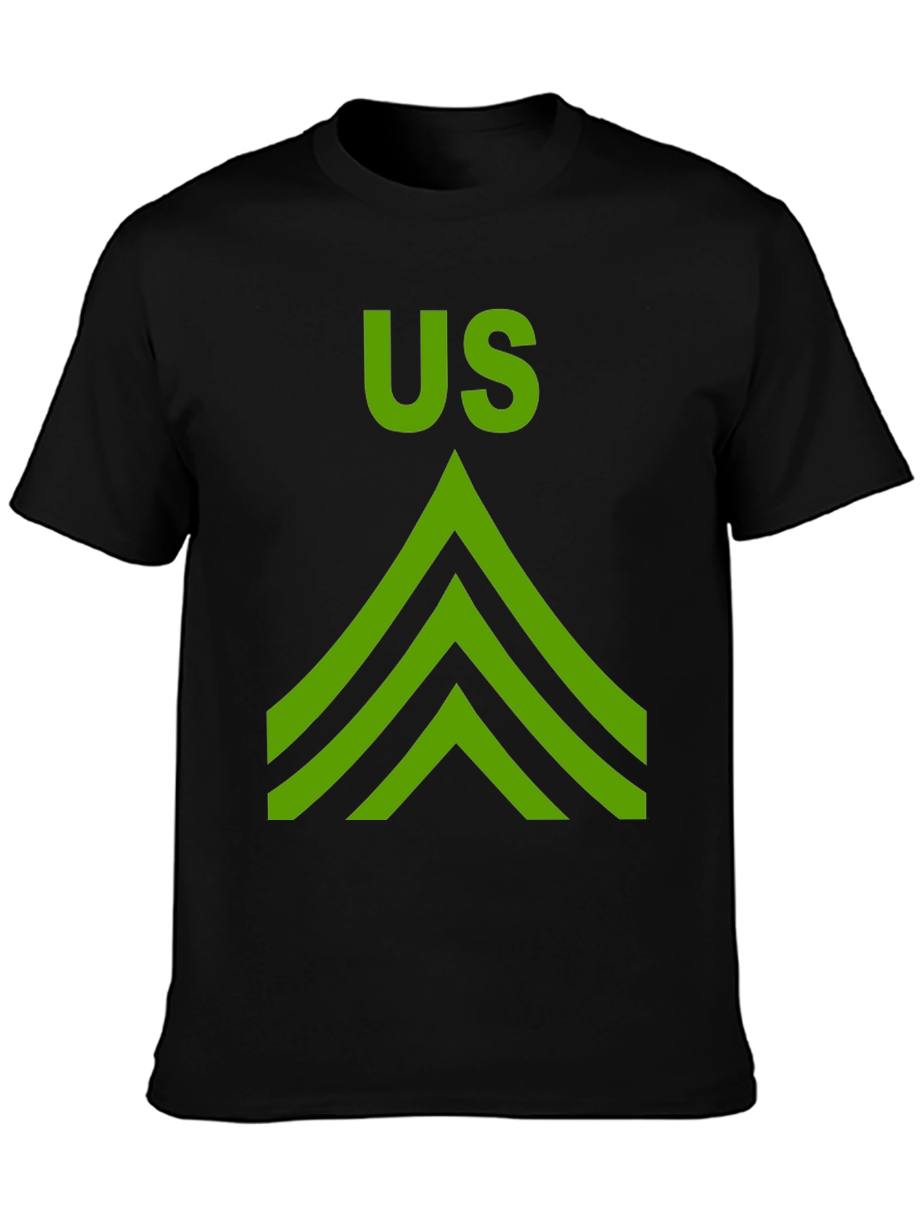 US Army Staff Sergeant Black T-Shirt