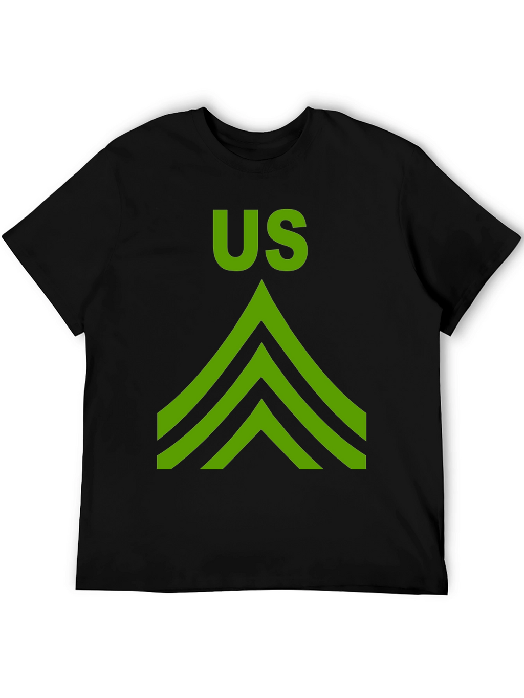 US Army Staff Sergeant Black T-Shirt