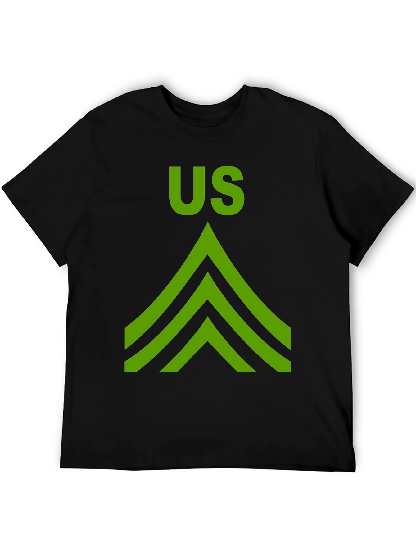 US Army Staff Sergeant Black T-Shirt