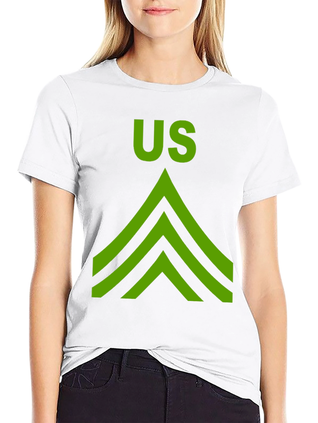 US Army Staff Sergeant Black T-Shirt