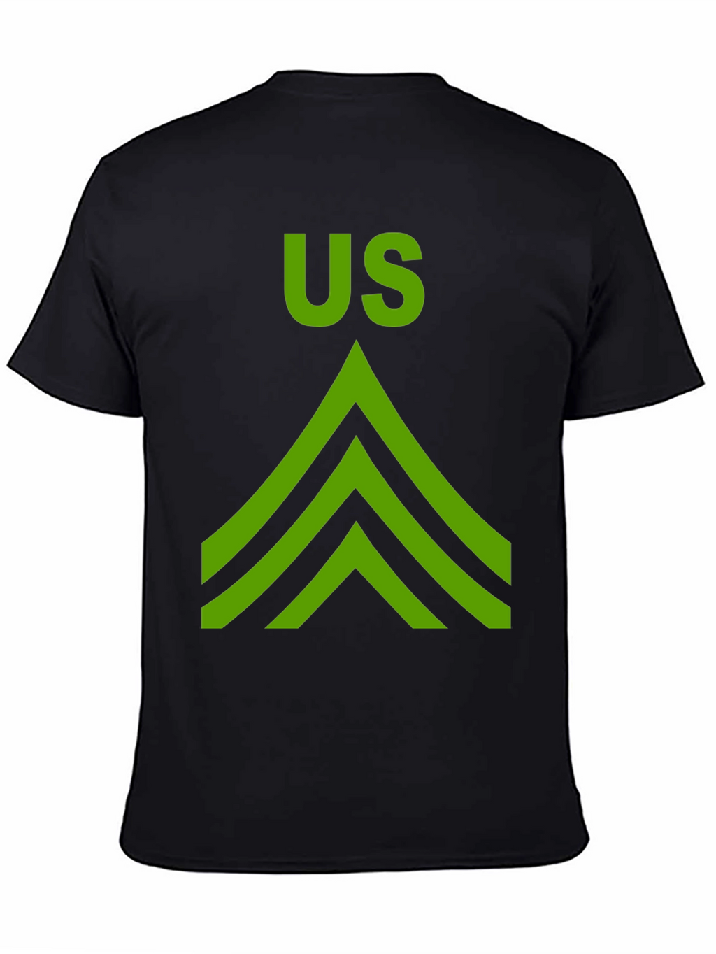 US Army Staff Sergeant Black T-Shirt