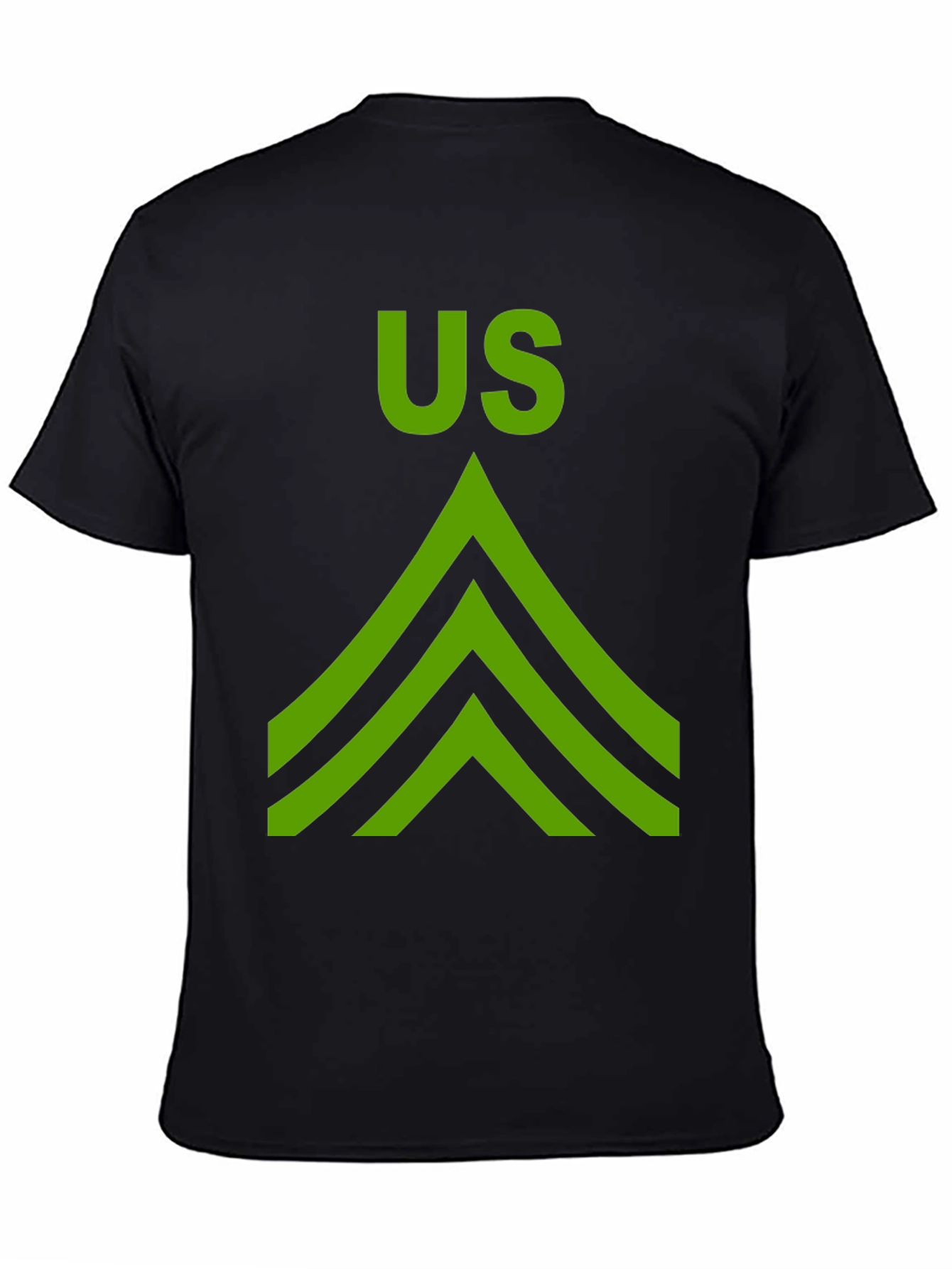 US Army Staff Sergeant Black T-Shirt