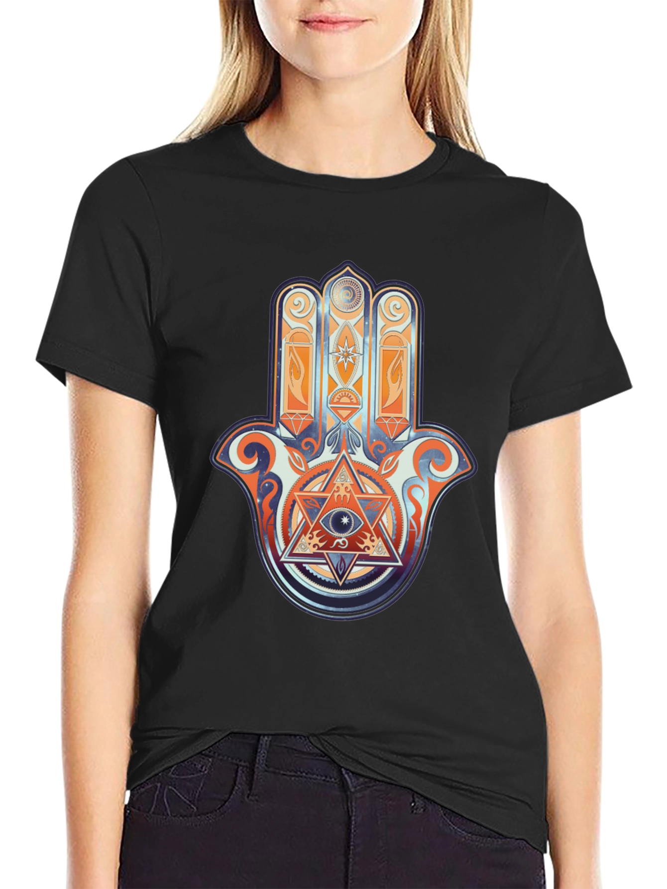 Hamsa Hand Graphic Tee